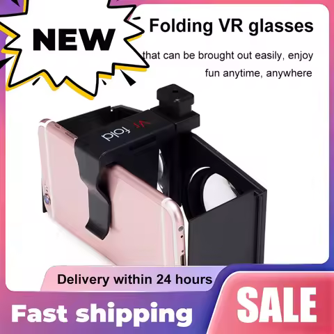 Plastic Virtual Reality Glasses Movies Games Virtual Reality VR Glasses Kits Foldable Virtual Realit