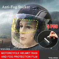 Motorcycle Helmet Waterproof Lens Film, Universal Rain And Fog Protection Film, Transparent Lens Sti