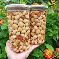 Granola siêu mắc ca 3 loại hạt - eat clean không đường hộp 500g