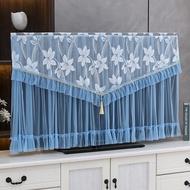 55 Inch Lace TV Cover Dustproof Cover 75inch TV Dust Cover 37inch 43inch 50inch 65inch TV Cover Clot