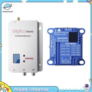 【ouwym9al】1.2G 1.3G 3W FPV VTX+1.2G 12CH Receiver 3000mW 9 Channel FPV Video Audio Transmitter PAL/N
