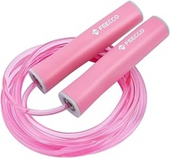 FEECCO Jump Rope for Kids, Pink and Blue Jump Ropes for Boys and Girls, Adjustable Rope for Children, with Premium Quality Ball Bearings, Durable Handles