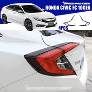 Honda Civic (2016-2022) Tail light trim for civic fc gen10 car accessories
