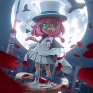 Statue Spy x Family Anya Cosplay Kaito Kid By ZH Studio