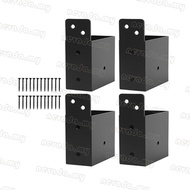 Nevʚ ɞ Reinforced Gazebo Base Brackets Strong Support for 2x4 Lumber Deck Frame