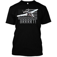 Funny A10 Thunderbolt Warthog Brrrrrt Pilot Aviation Gift T-Shirt