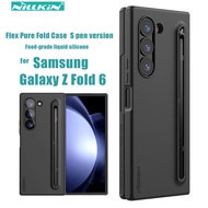 Nillkin Liquid Silicone Case for Samsung Galaxy Z Fold 6 Flex Pure Fold Strong Resilience and Shock-