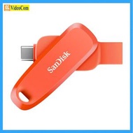 SanDisk - 128GB (橙色) Phone Drive 100MB/s 超級雙硬碟 USB Type-C 連接埠 (SDDDC6-128G-G46NO) 619659214593