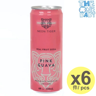 NEON TIGER 粉紅番石榴真果汁梳打 Pink Guava 330ml x 6 1240000017519