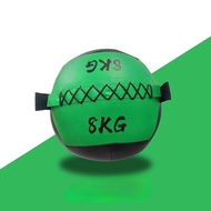 Wall ball ลูกบอลถ่วงน้ำหนัก 1-8kg หนัง PU วอลล์บอล ออกกำลังกาย ลูกบอลออกกำลังกาย