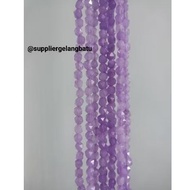 UNGU Hexagon Stone 8mm Hexagon purple quarts light purplenatural