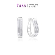 TAKA Jewellery Diamond Hoop Earrings 18K