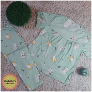 Bunny Pattern Imported Pants Suit