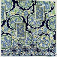 Anna Sui 復古手帕幾何花卉 20 x 20 英寸