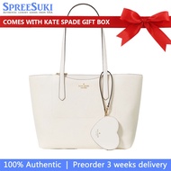 Kate Spade Handbag In Gift Box Cece Tote Set Meringue White # KN624