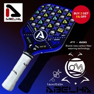 ABELHA Professional Blue Gradient Carbon Fiber Pickleball Paddle with Powerful Hits, Durable and Lig