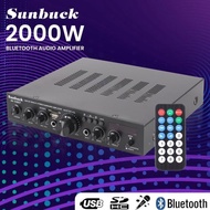 Audio Amplifier Bluetooth EQ Karaoke 2000W - Sunbuck AV-338ST