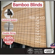 Lexis Bamboo Blind (7' Feet Width) Bidai Buluh Premium bamboo blind