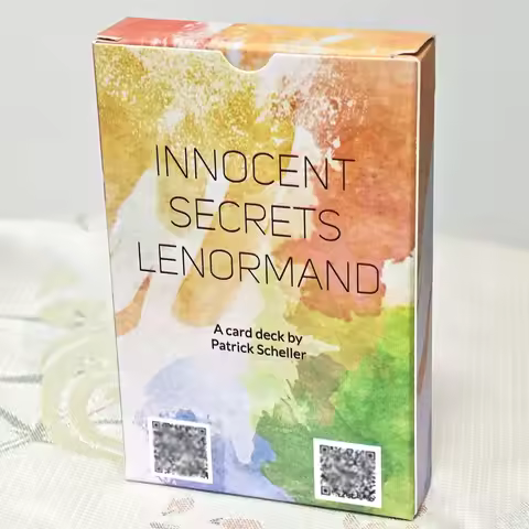 36 Pcs Cards 9*6cm Innocent Secrets Lenormand Soft and Gentle Coloring Created with Delicate and Flo