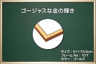 Epoch Corporation [Made in Japan] Aluminum Puzzle Frame, Panel Max Plus, Gold, 20.1 x 29.9 inches (5