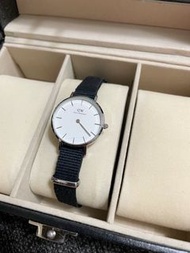 【Daniel Wellington(DW)】寂靜黑織紋時尚潮流手錶Classic B28S04