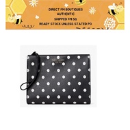 BEG00148 :  Kate Spade Spencer Sunshine Dot Gusseted Wristlet Black Multi