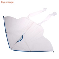 [Big orange] 1PC DIY Painting Kite Foldable Outdoor DIY Blank Butterfly Kite Kids Sport Toys
