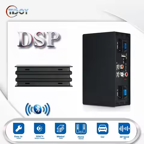 Car DSP Amplifier Hi-Fi Booster Subwoofer Power Digital Sound Processor For Car Speakers Car Radio S