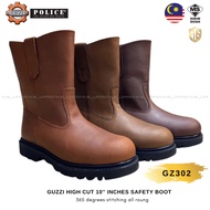 Guzzi 302 High cut Pull On safety boots SIRIM DOSH APPROVED