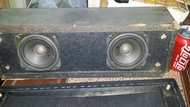 紙盆兩個四吋Yamaha centre speaker, 中置喇叭， Two 4 inch cones, 有点殘(但喇叭盆100%好)，屯門交收，trade in Tuen.Mun.station, 