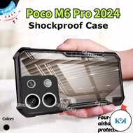 KK Poco M6 Pro 202 Airbag Clear Phone Casing For Poco M6Pro M6 PocoM6  Pro PocoM6Pro M6Poco X M 6 4G