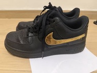 Nike Air Force 1 黑金 經典款