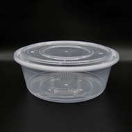 90pcs microwaveable plastic container 3000ml rounded RO3000