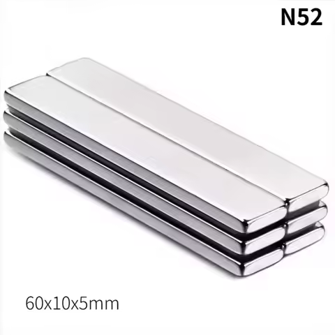 N52 60x10x5 Neodymium Magnet Strong standard Magnetic Motor Ebike Generator Engine Magnets Custmised
