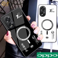 Softcase Glass Shiny Case Oppo A80 A60 A18 A3X A3 Pro A5X A5 PRO A5 2025 A98 A54 A76 A98 A96 Reno 12