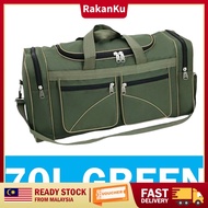 RakanKu MALAYSIA Super Large 70L Large Capacity Travel Duffel Bag Travel Bag Waterproof Sling Baggag