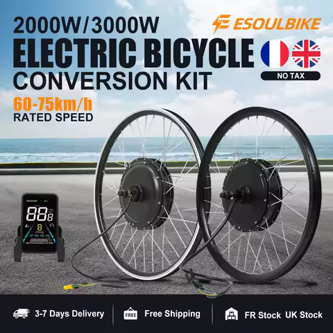 ebike conversion Kit 52V 2000W ebike kit 72V 3000W Rear Motor Wheel Hub Motor 1.75- 3.0Tire Electric