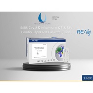 RealyTech Influenza AB Covid19 RSV 4 in 1 Test Kit(NASAL Swab)Individual Pack_1 Kit