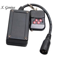 Portable 3 Pins XLR Wireless Remote Control Receiver for  Fog Machine DJ Stage Controller Receptor Fogging 400W 900