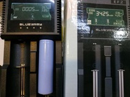 數顯電池充電器可測電池容量（18650.3.4號放得下電池皆可）