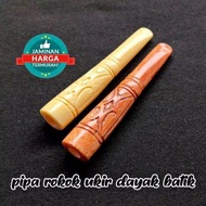 once PIPA CANGKLONG FILTER HISAP GADING GAJAH UKIR DAYAK SINTETIS SUPER GURIH