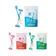 Korea Quick Clean 5 In 1 Disposable Waterless Toothbrush Travel Toothbrush (10pcs/Bag)