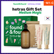 [Gift Set] HETRAS Medium Magic M1C โลชั่นบำรุงผิว กลิ่น London Musk + ครีมทามือ กลิ่น Flower Shop & 