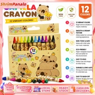 12pcs Set Generic Capybara Crayon Set School Supplies & Art Painting