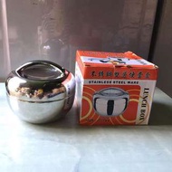 全新不鏽鋼雙層便當盒