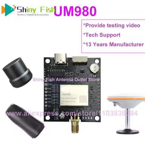 Unicore UM980 EM-980D5 High Precision RTK Positioning GNSS Module GPS/BDS/GLONASS/Galileo/QZSS Repla