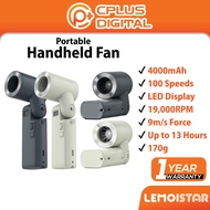 LEMOISTAR Portable Handheld Fan FH4 TF-H2 Pocket Small Mini Turbo Rechargeable Foldable