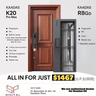 [ local seller 🇸🇬 ] Kaadas K20 Pro Max and Kaadas R8GD digital lock bundle