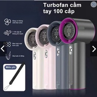 Handheld High-Speed Mini Fan USB Portable Turbo Fan / S001 / 100-Speed  Kipas Turbo Mini Mudah Alih 