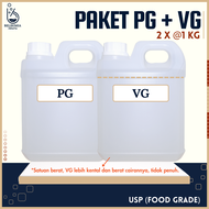 Paket PG 1 KG + VG 1 KG - USP Food Grade